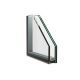 Dubbelglas met gelaagd glas